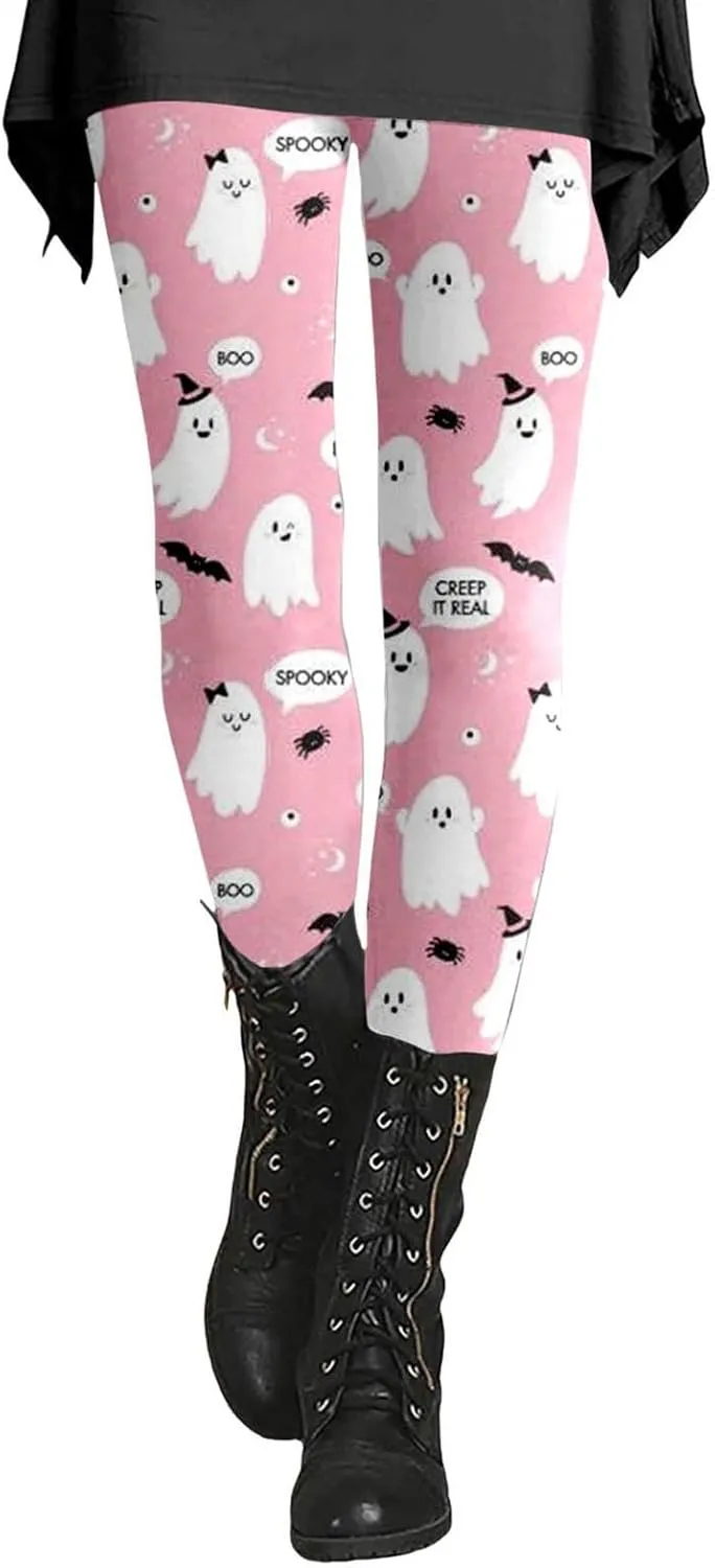 Women's Halloween Graphic Skinny Leggings Leggings Workout Sport Trousers Pants Womens Halloween Leggings 2024 Fall
