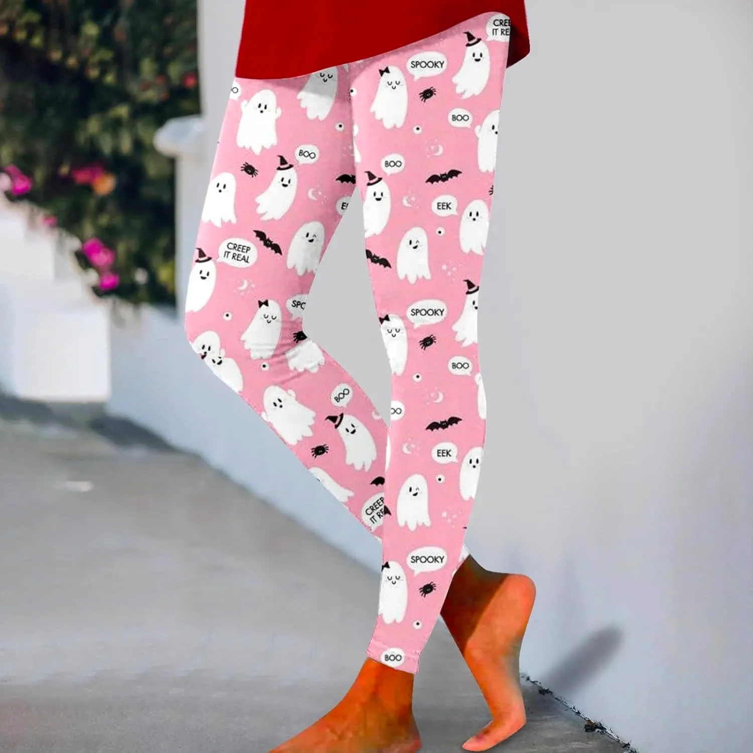 Women's Halloween Graphic Skinny Leggings Leggings Workout Sport Trousers Pants Womens Halloween Leggings 2024 Fall