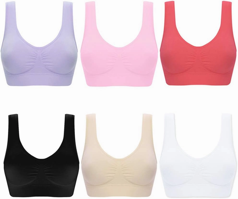 Womens Sports Bra Fitness Racerback Workout Yoga Bras