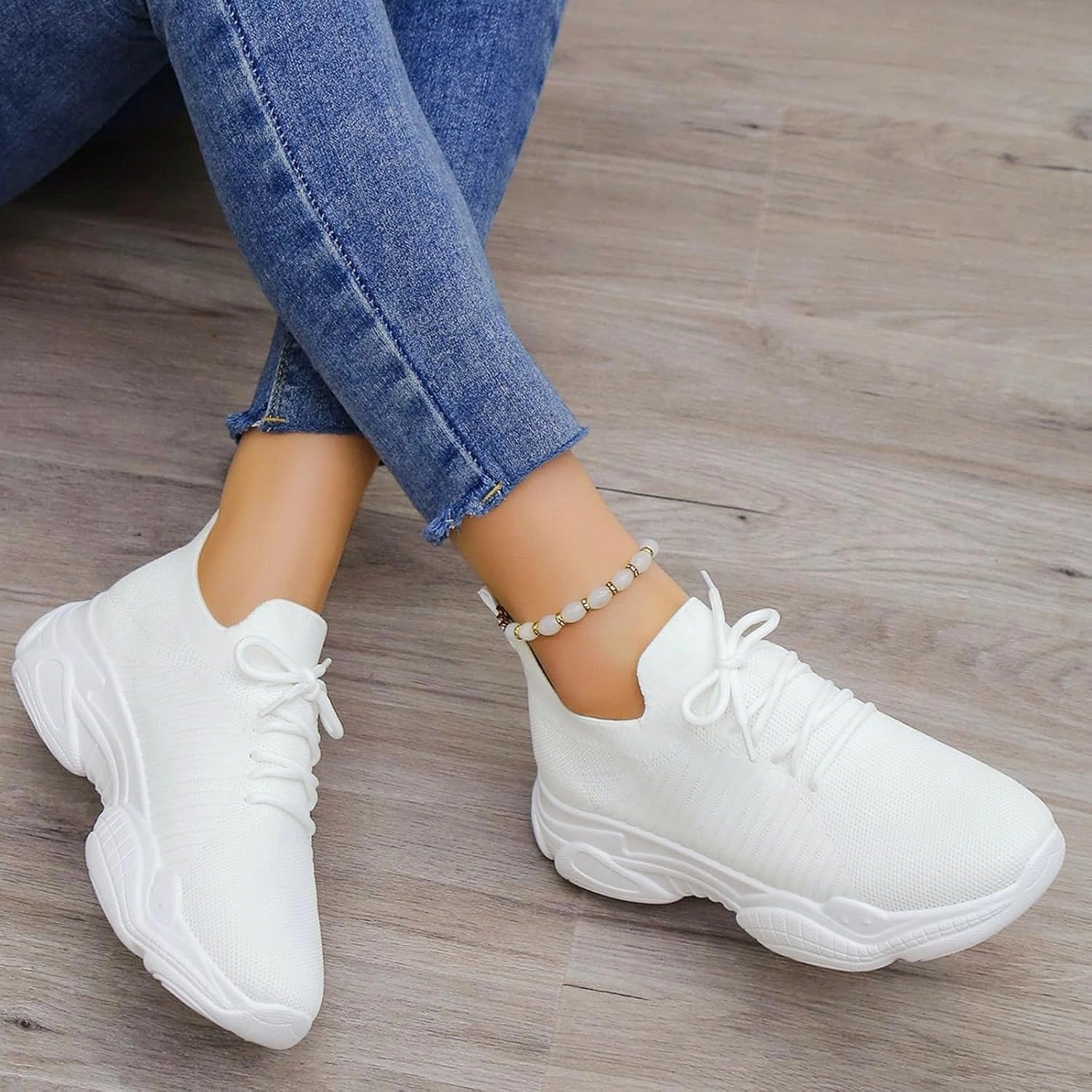 Womens White Sneakers Casual Slip On Zapatos CóModos para Mujer Embarazada Gym Shoes Women Womens Walking Sneakers Size 10 Wide Tenis para Caminar De Mujer Con Plataforma Comodos