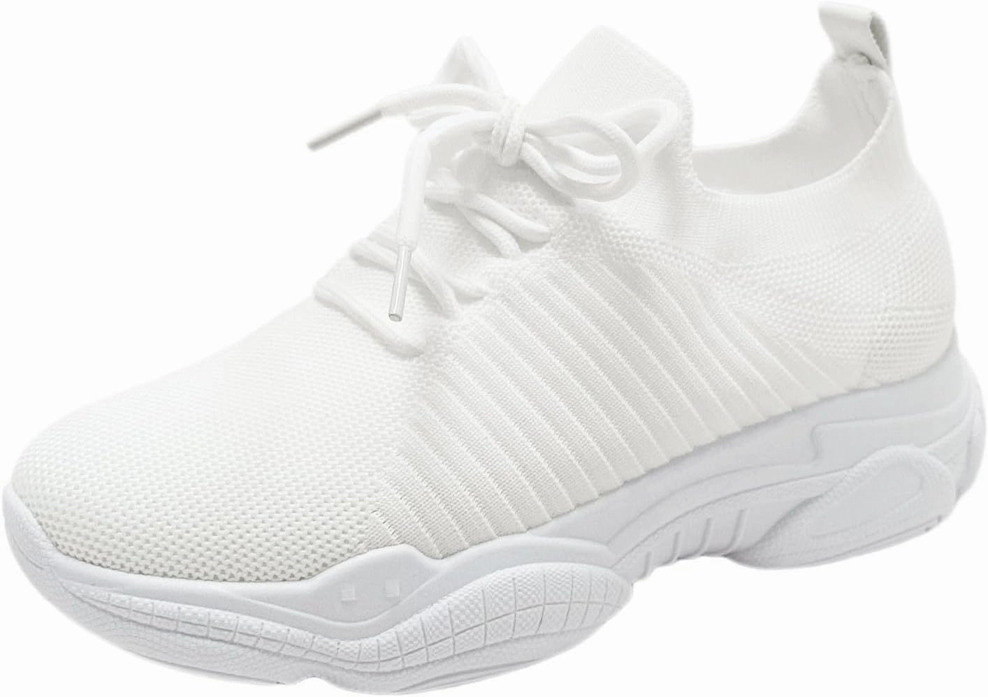 Womens White Sneakers Casual Slip On Zapatos CóModos para Mujer Embarazada Gym Shoes Women Womens Walking Sneakers Size 10 Wide Tenis para Caminar De Mujer Con Plataforma Comodos