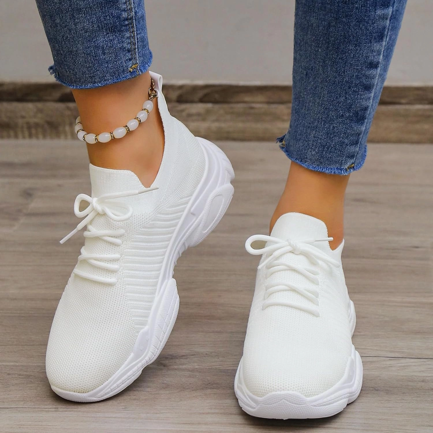 Womens White Sneakers Casual Slip On Zapatos CóModos para Mujer Embarazada Gym Shoes Women Womens Walking Sneakers Size 10 Wide Tenis para Caminar De Mujer Con Plataforma Comodos