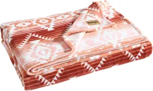 Wrangler - Blanket, Ultra Soft Plush Fleece Bedding, Yellowstone Inspired, Luxuriously Soft Bedding for Bed or Couch (Jericho Peach Pink, Twin)
