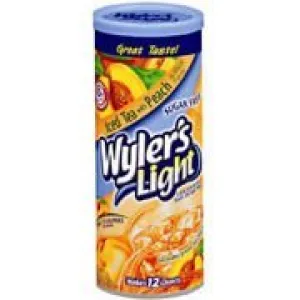 Wyler's Light Sugar Free Drink Mix, Iced Tea With Peach, 1.35-Ounce (Pack of 12)
