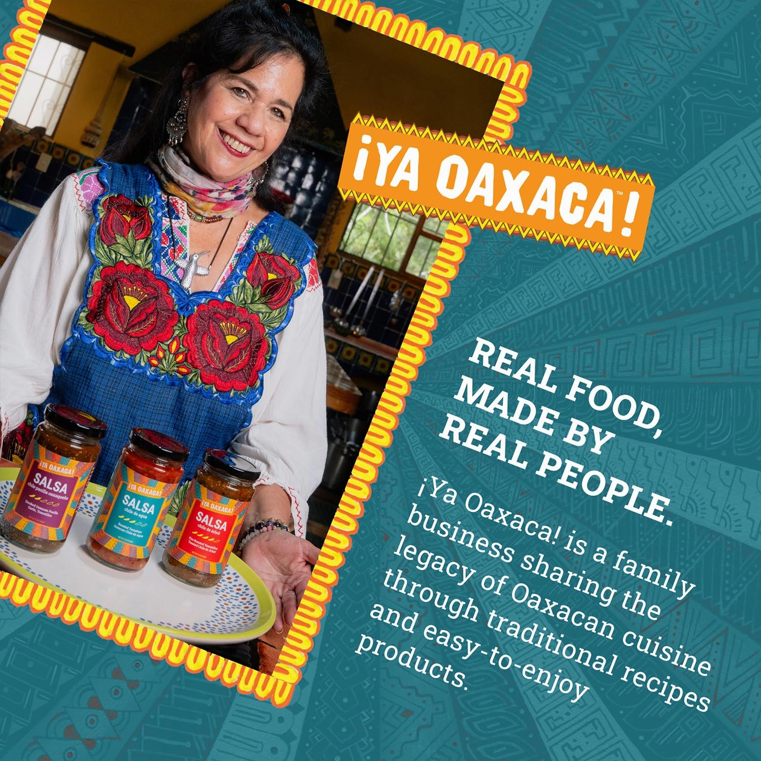 Ya Oaxaca - Salsa Variety Pack - Bright & Flavorful - Includes one each Salsa Pasilla, Arbol, & Agua - Gluten Free, Non GMO, Vegan - 12 Ounces (Pack of 3)