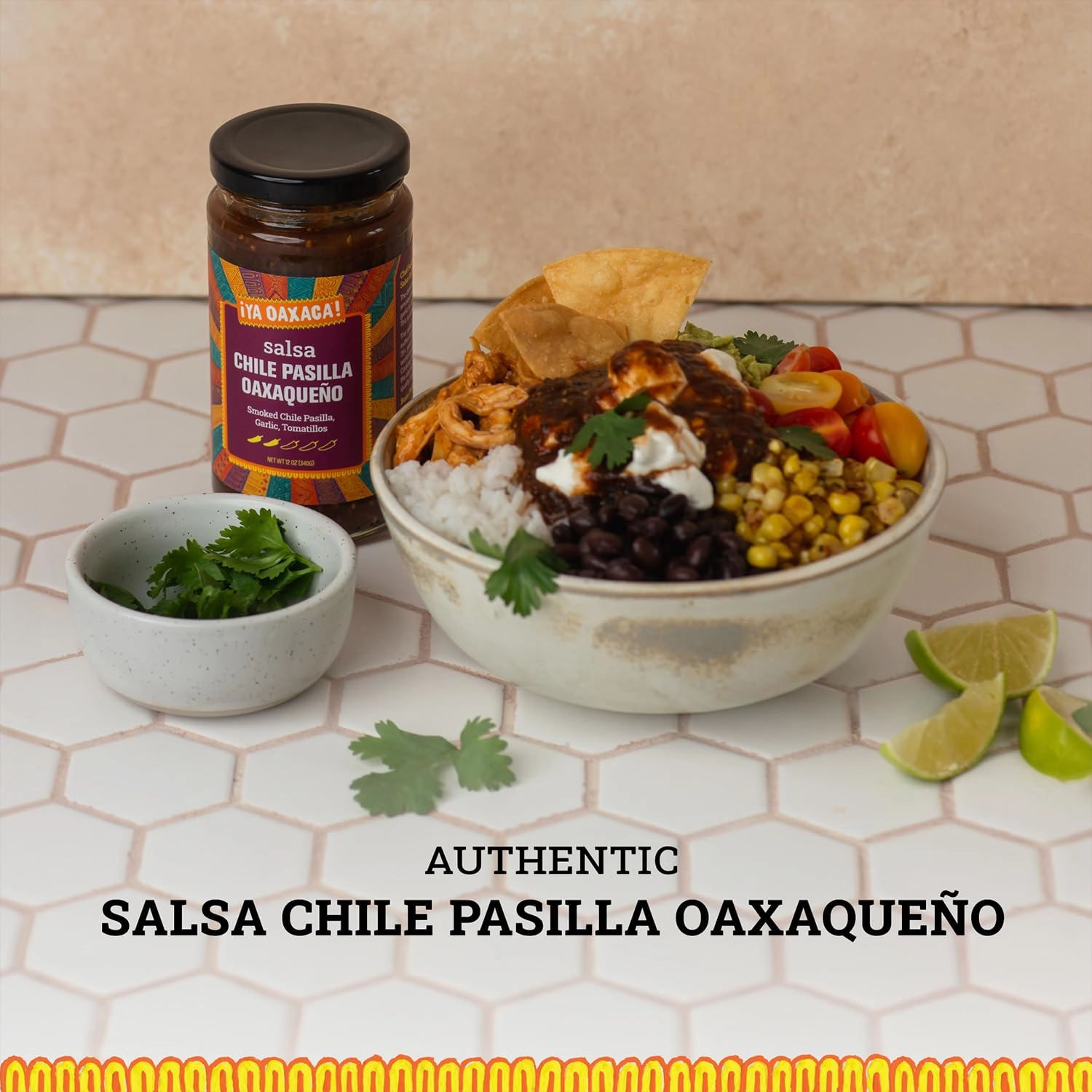 Ya Oaxaca - Salsa Variety Pack - Bright & Flavorful - Includes one each Salsa Pasilla, Arbol, & Agua - Gluten Free, Non GMO, Vegan - 12 Ounces (Pack of 3)