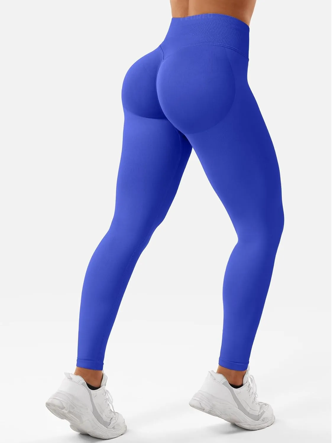 YEOREO SoftHue Hidden Scrunch Butt Workout Leggings for Women Seamless Mid Low Waist 25" Impact Yoga Pants Tummy Control