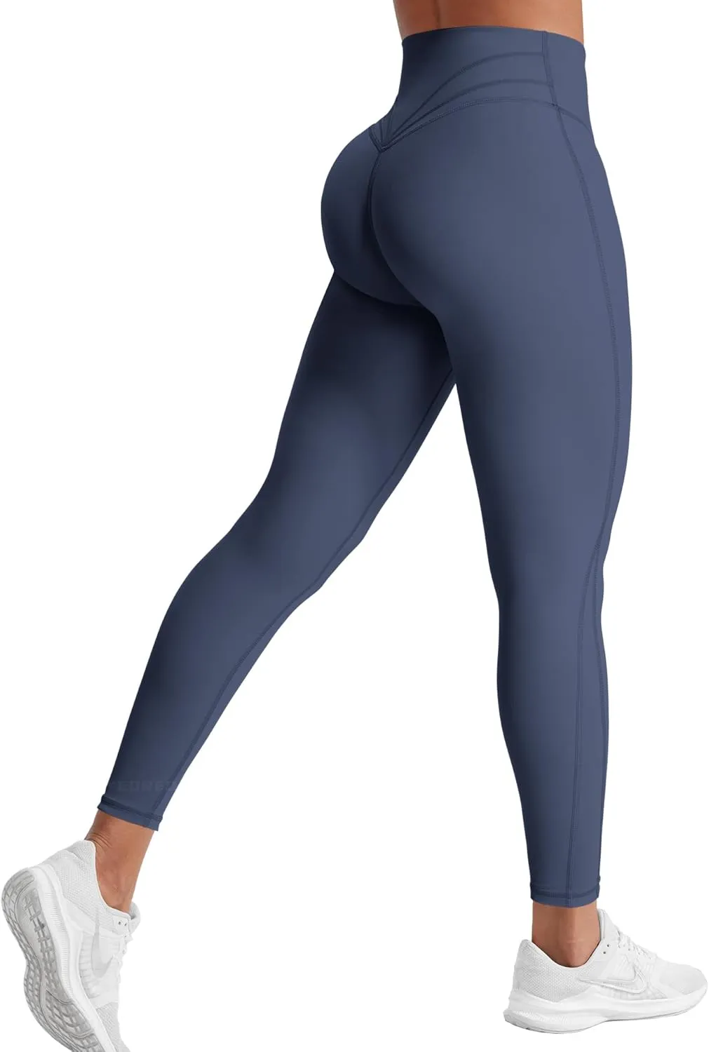 YEOREO Workout Leggings for Women Tummy Control Butt Lifting Leggings High Waisted Cross Waist Gym Yoga Compression Pants