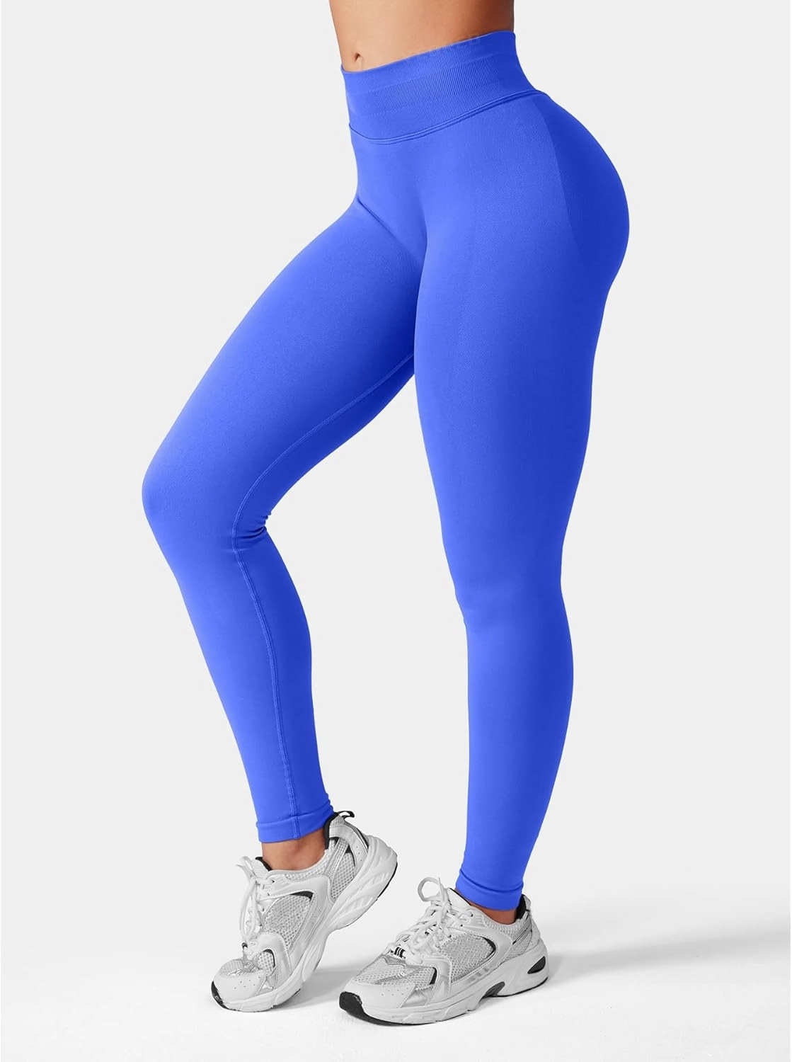 YEOREO SoftHue Hidden Scrunch Butt Workout Leggings for Women Seamless Mid Low Waist 25" Impact Yoga Pants Tummy Control