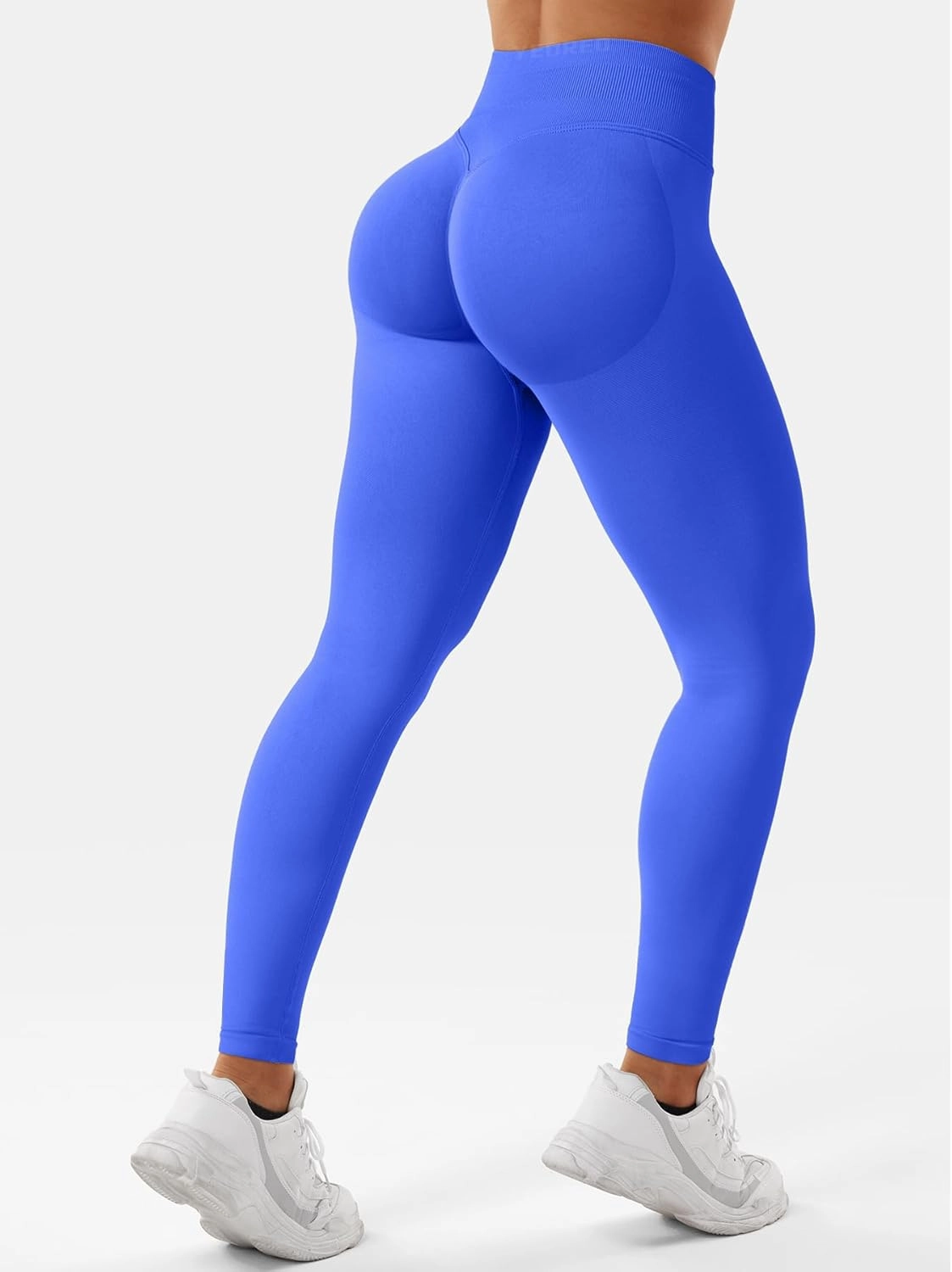 YEOREO SoftHue Hidden Scrunch Butt Workout Leggings for Women Seamless Mid Low Waist 25" Impact Yoga Pants Tummy Control