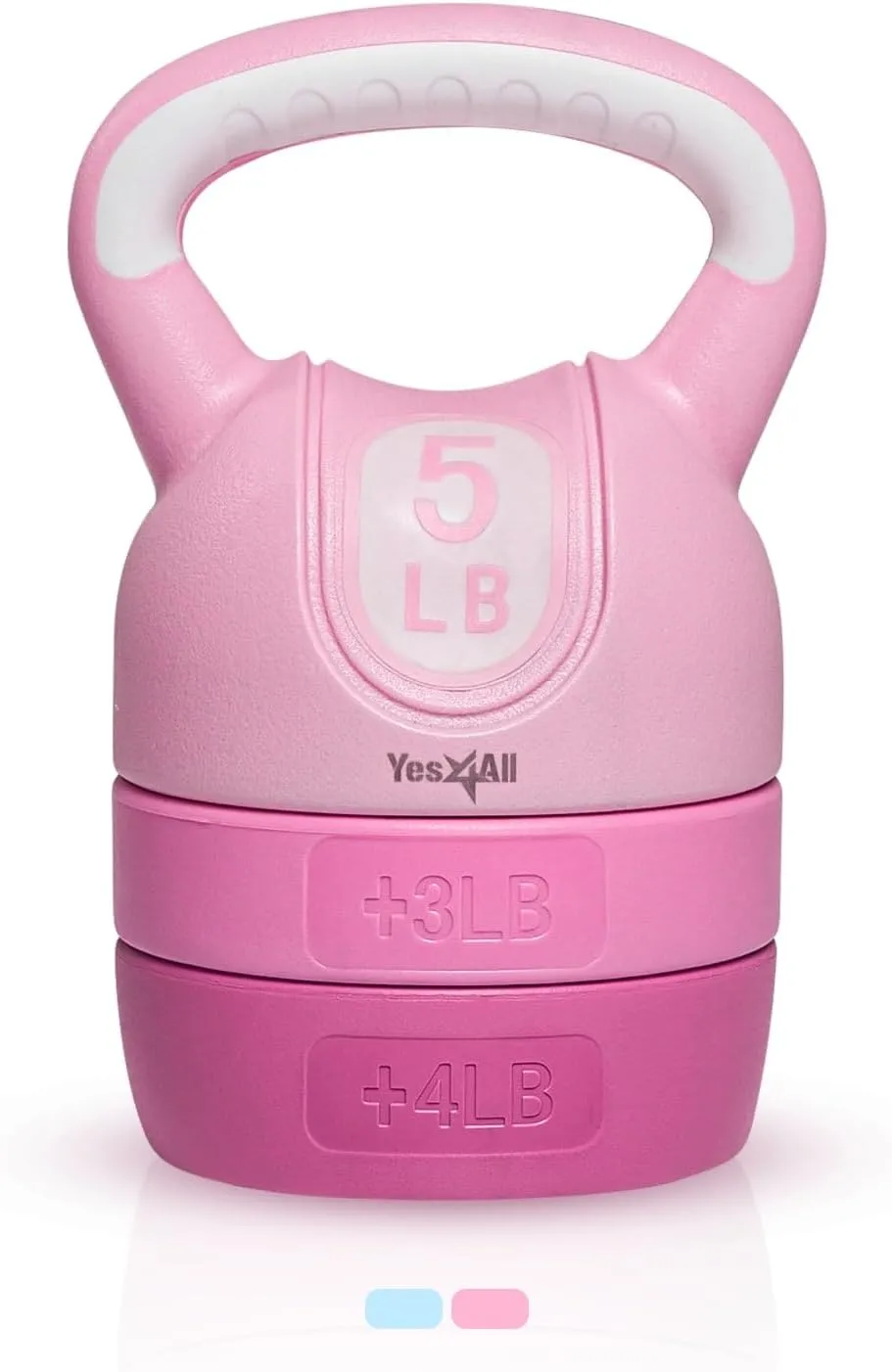 Yes4All Kettlebell Sets - Adjustable Kettlebell Set for Strength Training - Kettlebells Adjustable Weight for Versatile Workouts