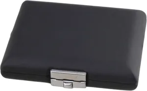 Yibuy PU Leather Bassoon Reed Case Holder for Reeds Black Solid Wood 90x75x20mm Pack of 3