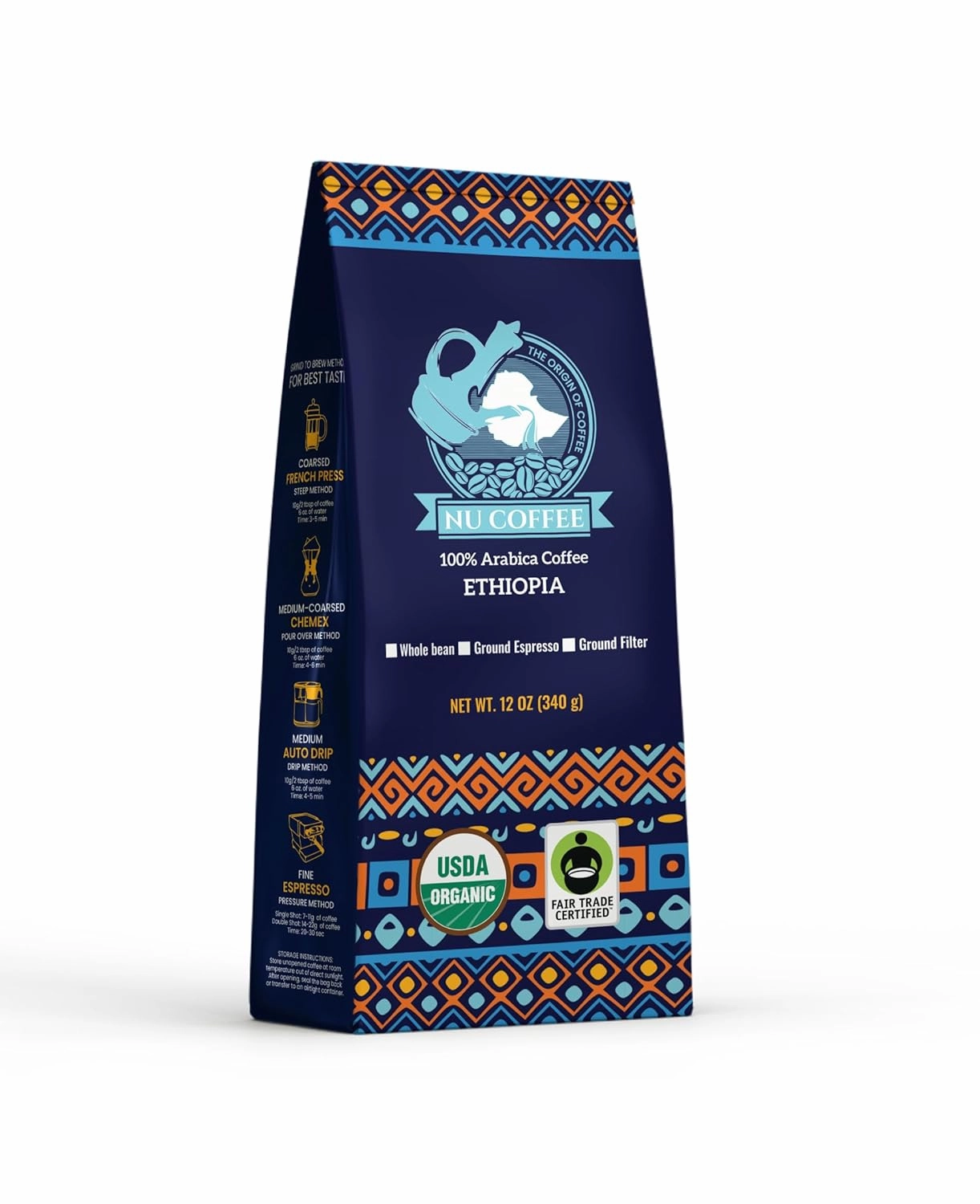Yirgacheffe Dark Roast Coffee Beans