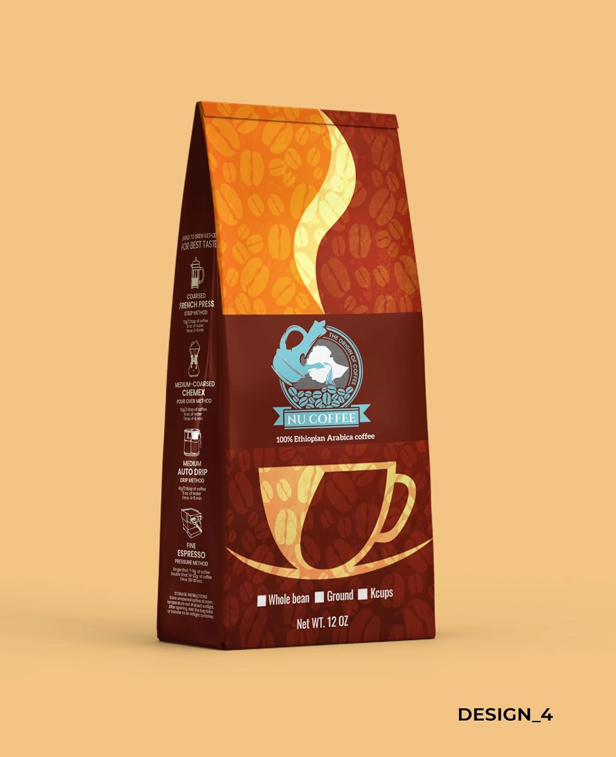 Yirgacheffe Dark Roast Coffee Beans