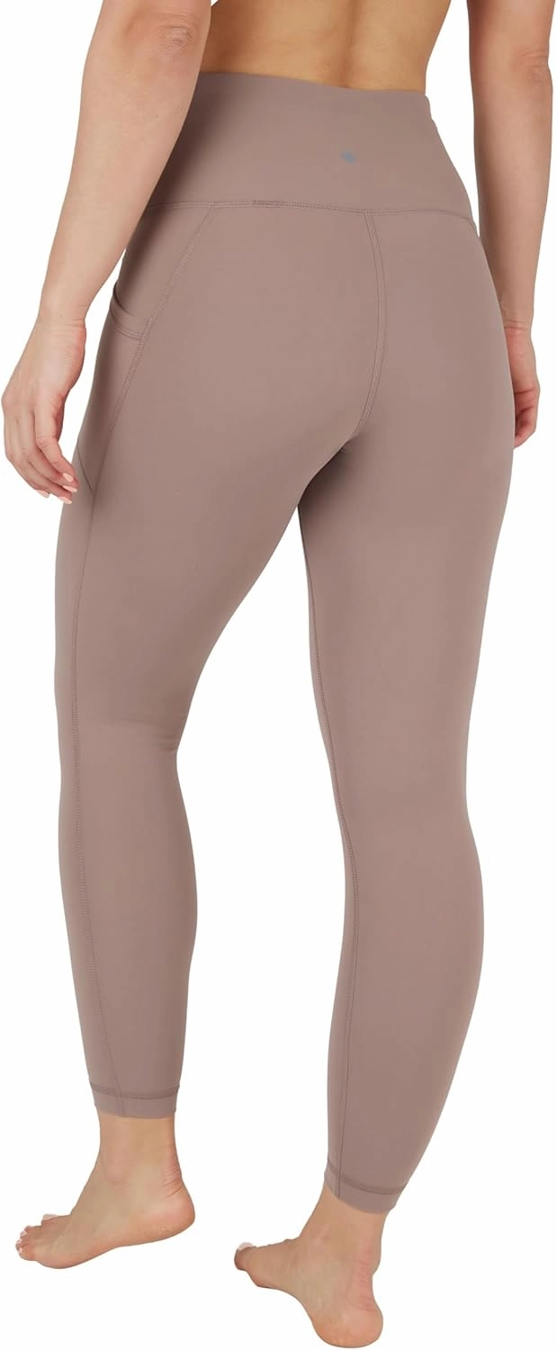 Yogalicious High Waist Ultra Soft 7/8 Ankle Length Leggings with Pockets for Women