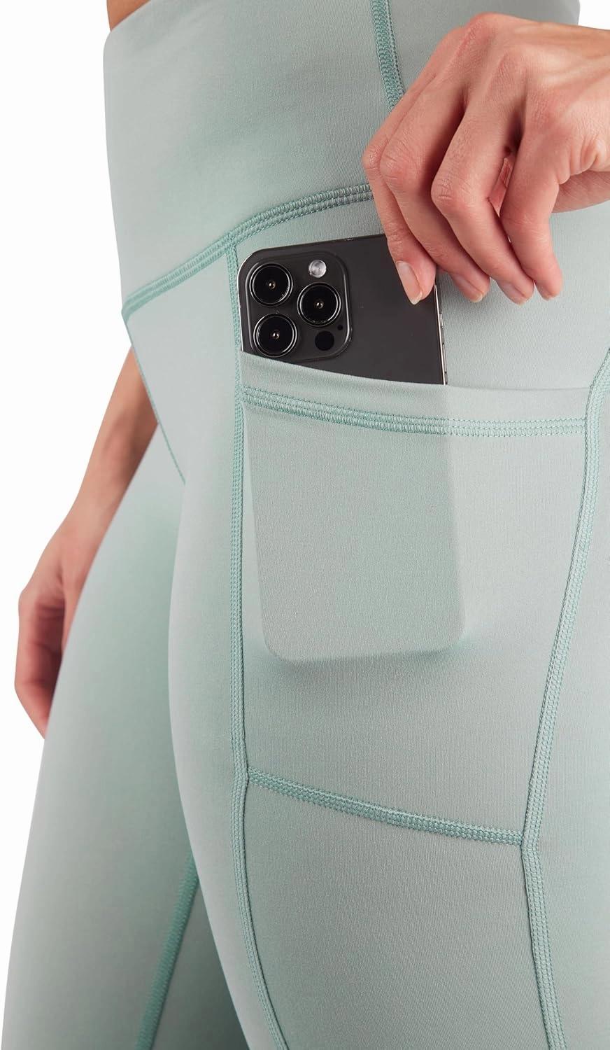 Yogalicious High Waist Ultra Soft 7/8 Ankle Length Leggings with Pockets for Women