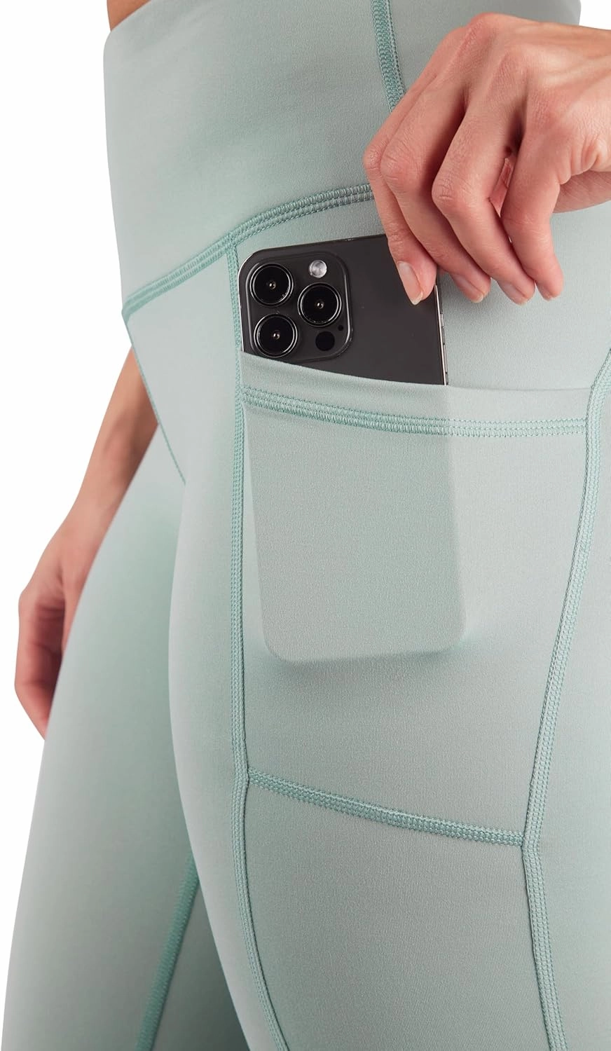 Yogalicious High Waist Ultra Soft 7/8 Ankle Length Leggings with Pockets for Women