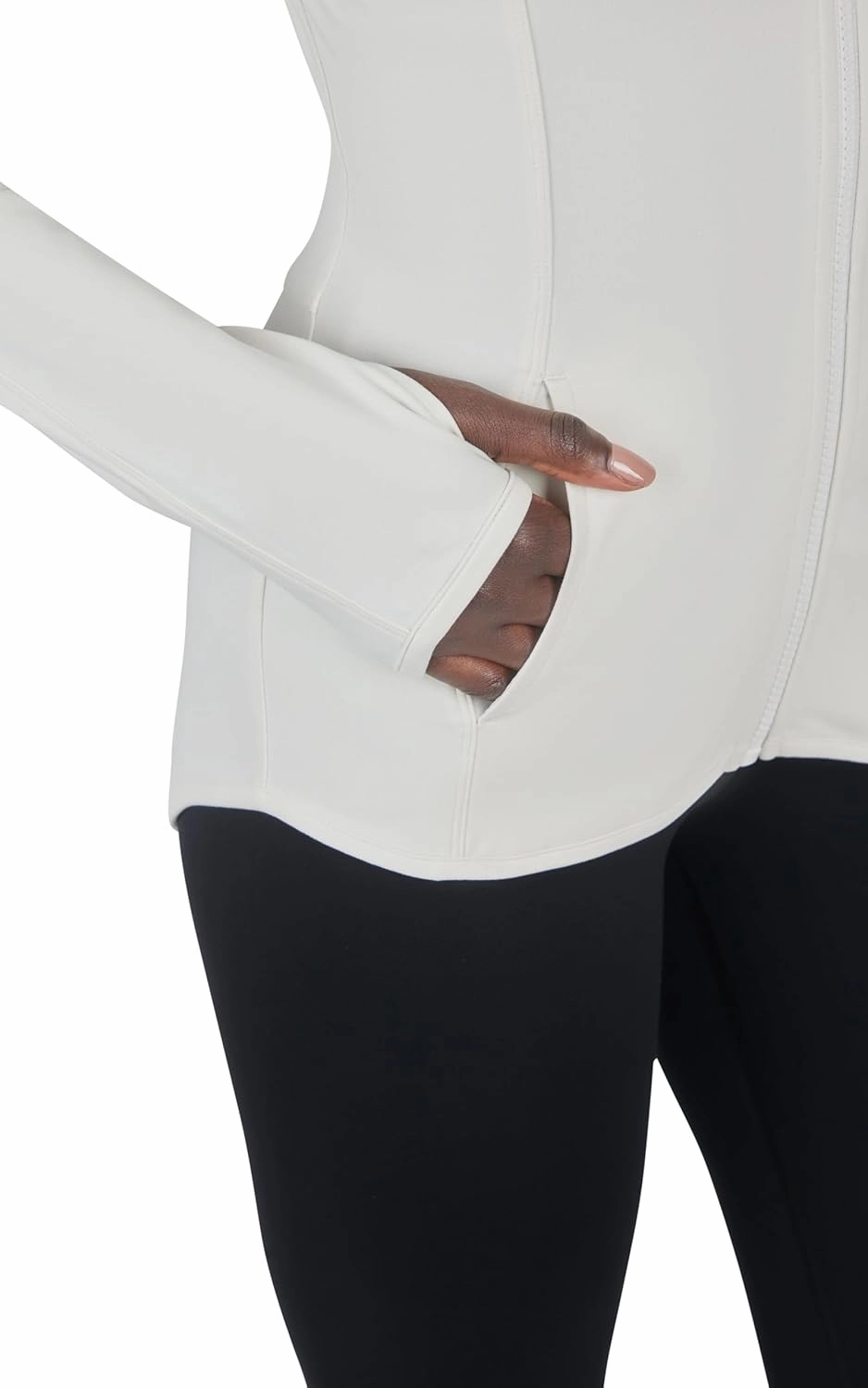 Yogalicious Womens Ultra Soft Lightweight Full Zip Yoga Jacket with Pockets