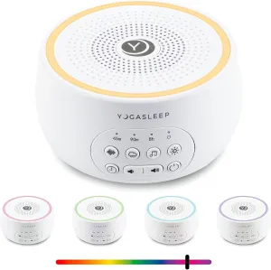 Yogasleep Dreamcenter Multi Sound White Noise Machine with Night Light, Sleep Timer, 26 Soothing Sounds for Travel, Noise Canceling for Office Privacy, Sleep Aid for Adults & Baby, Registry Gift