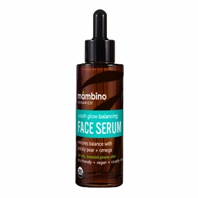 Youth Glow Balancing Serum – Organic, Face Serum with Tunisian Prickly Pear – Nourishing Omegas & Vitamin C for Oily, Blemish-Prone Skin – Cruelty-Free Skin Care by Mambino Organics, 1 fl oz