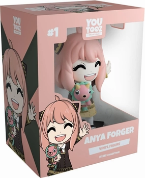 Youtooz Anya Forger 4.3" Vinyl Figure, Official Licensed Telepath Anya with Chimera Collectible from Anime Spy x Family, by Youtooz Spy x Family Collection
