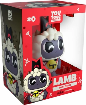 Youtooz Lamb 3.7" Vinyl Figure, Official Licensed Collectible from Cult of The Lamb Videogame, by Youtooz Cult of The Lamb Collection