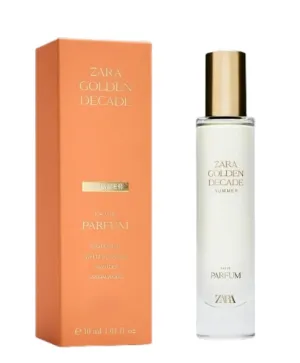 Zara Golden Decade Summer Eau De Parfum for Women 30ML (1.0 fl. oz) Elegant Floral Scent with Jasmine, Orange Blossom & Mandarin Sweet & Addictive with a Touch of Lavender