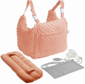 Zomaple Mastectomy Pillow - Post Surgery Pillow, Mastectomy Recovery Must Haves, Breast for After Heart Surgery Gift, Reduction & Augmentation Patients Sleeping, Recovery Seatbelt Protection (Peach)